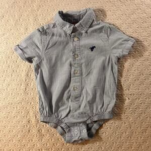 Wrangler Baby Toddler One Piece 18 Months Collared Button